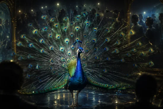 virtue signaling psychology - the peacock